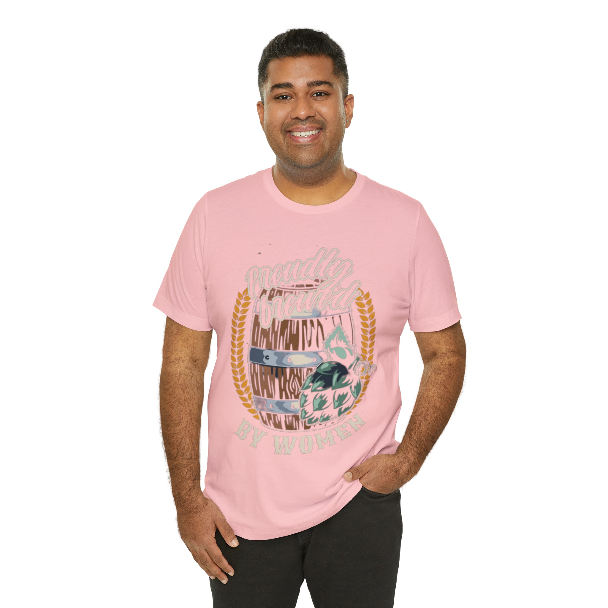 Brewed by Women Beer Shirt | Drink Beer Unisex T-Shirt