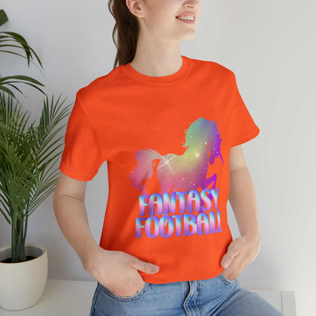 Fantasy Football Pink Shirt | Unicorn Fantasy Football Unisex T-Shirt