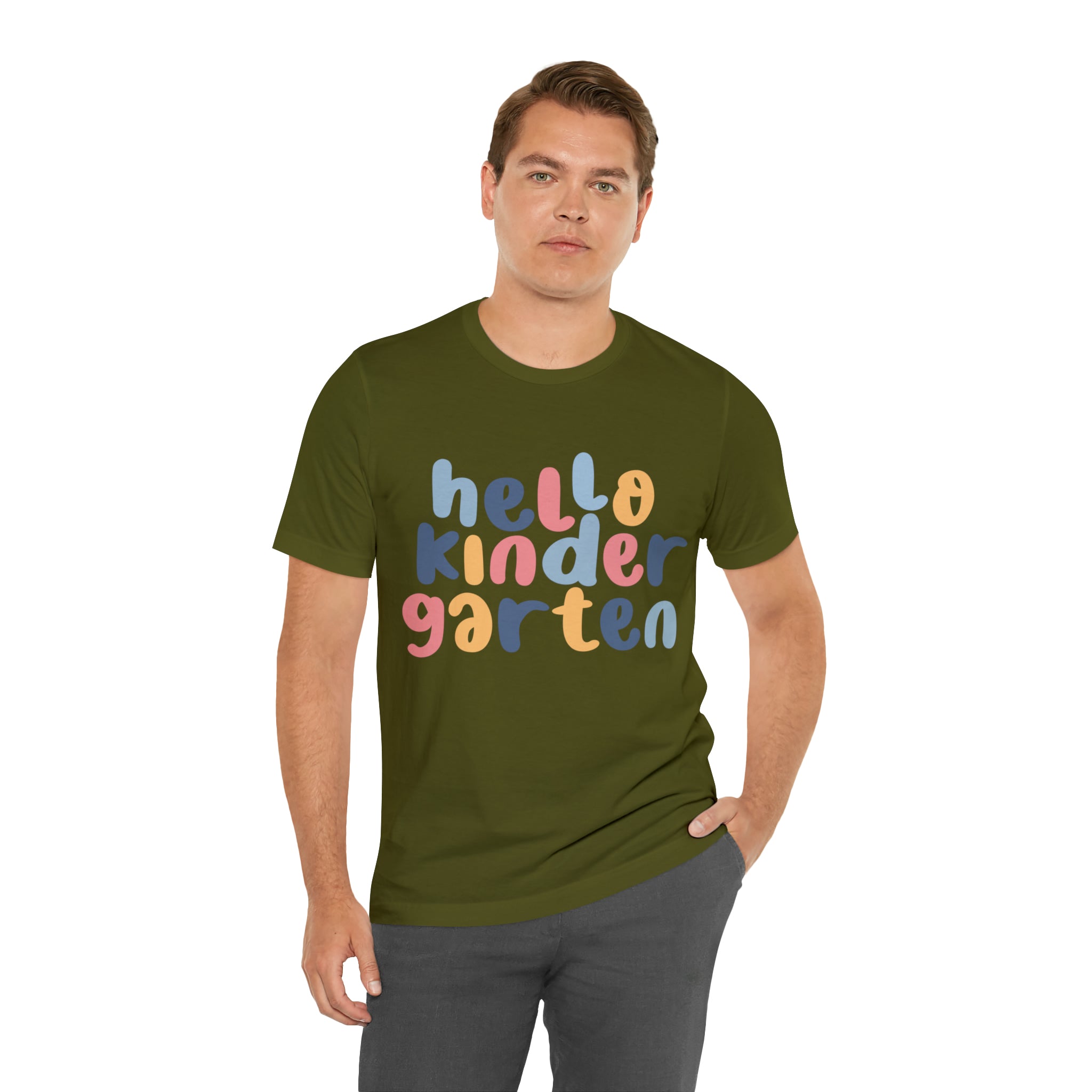 Hello Kindergarten School Shirt | First day of School Unisex T-Shirt
