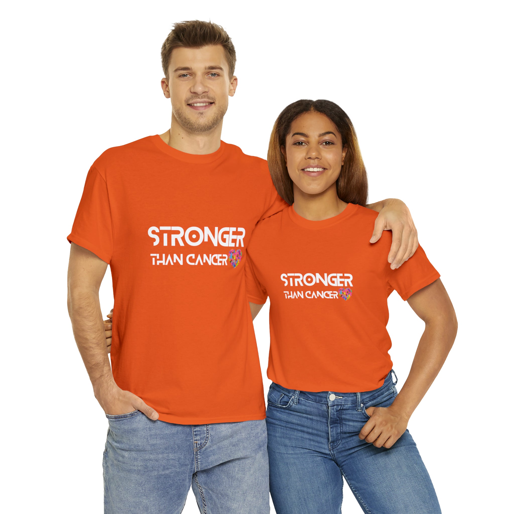 Stronger Than Cancer Shirt | Cancer Warrior Support Unisex T-Shirt
