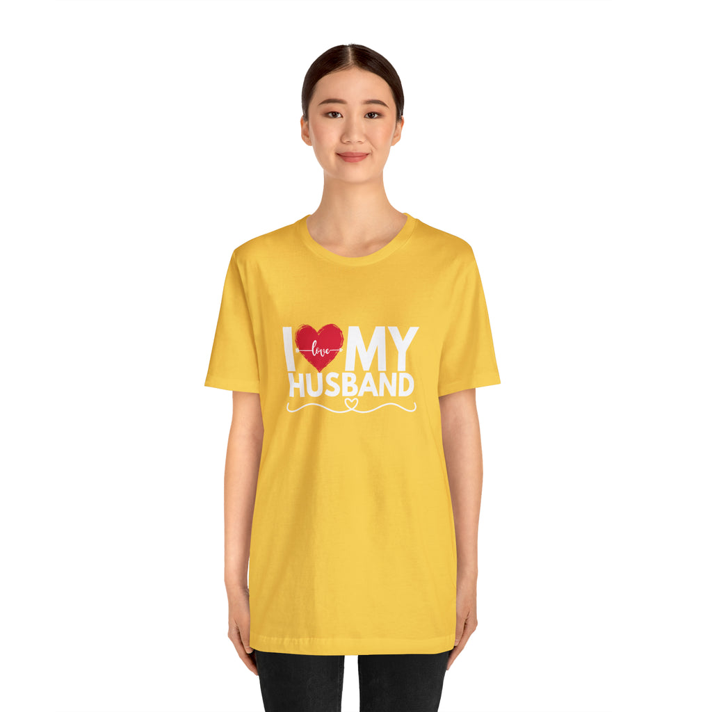 I Love My Husband Shirt | Couple Love T-Shirt, Pair Husband Wife Matching Shirt