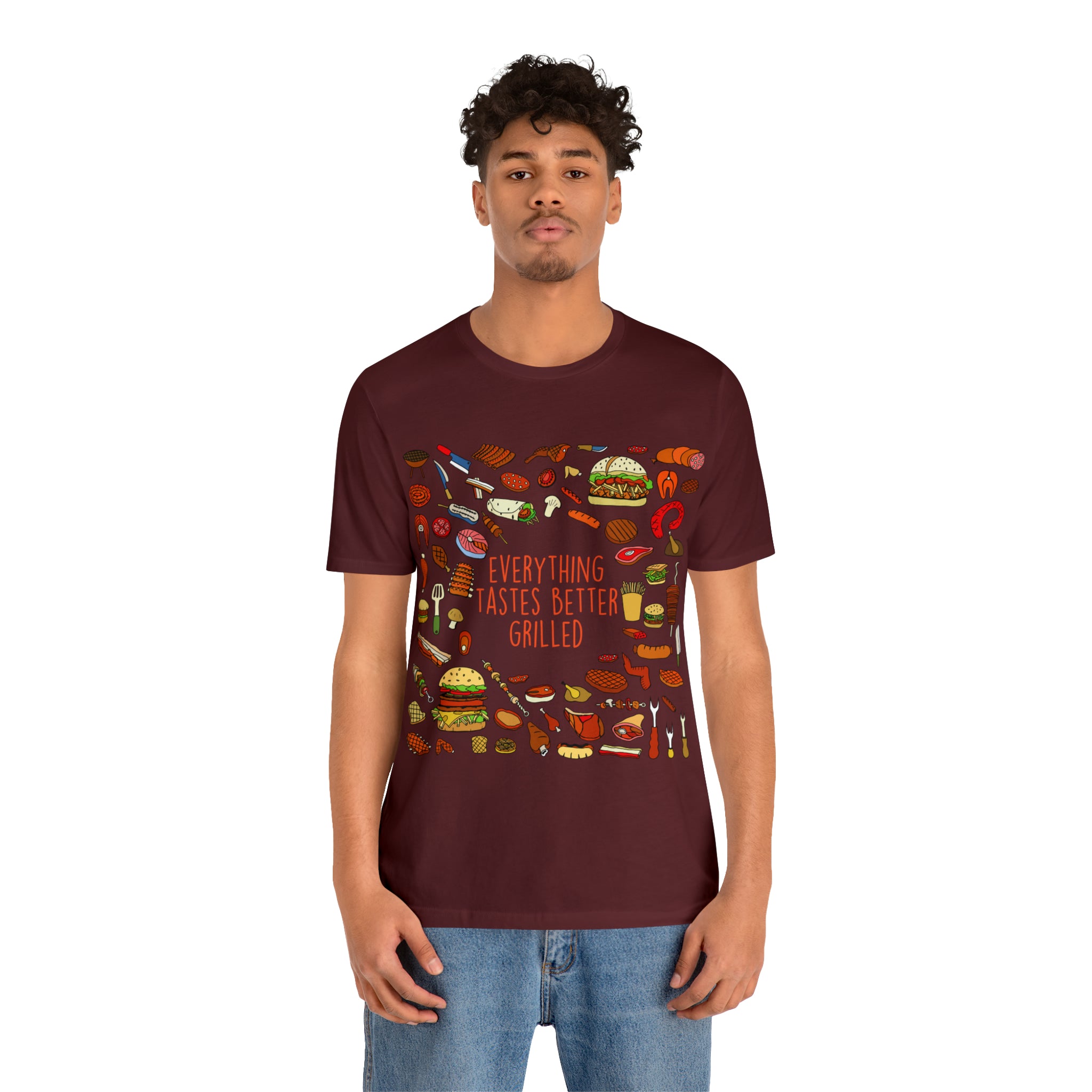 Everything Tastes Better Grilled Shirt | Grilling Love Unisex T-Shirt