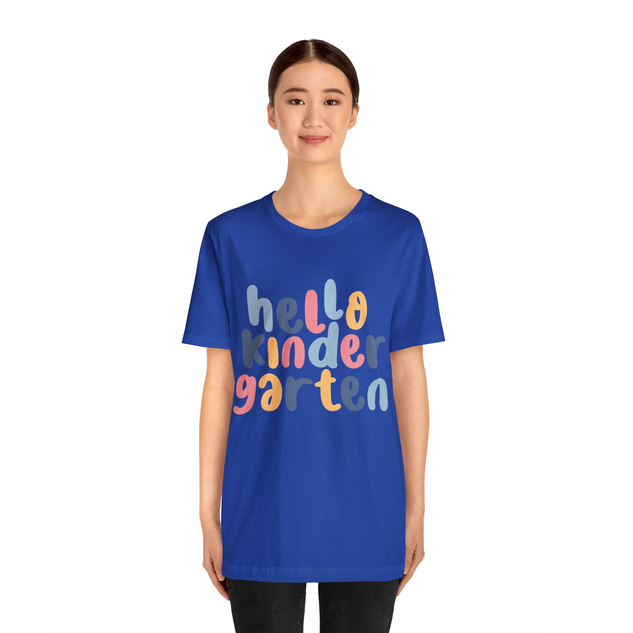 Hello Kindergarten School Shirt | First day of School Unisex T-Shirt