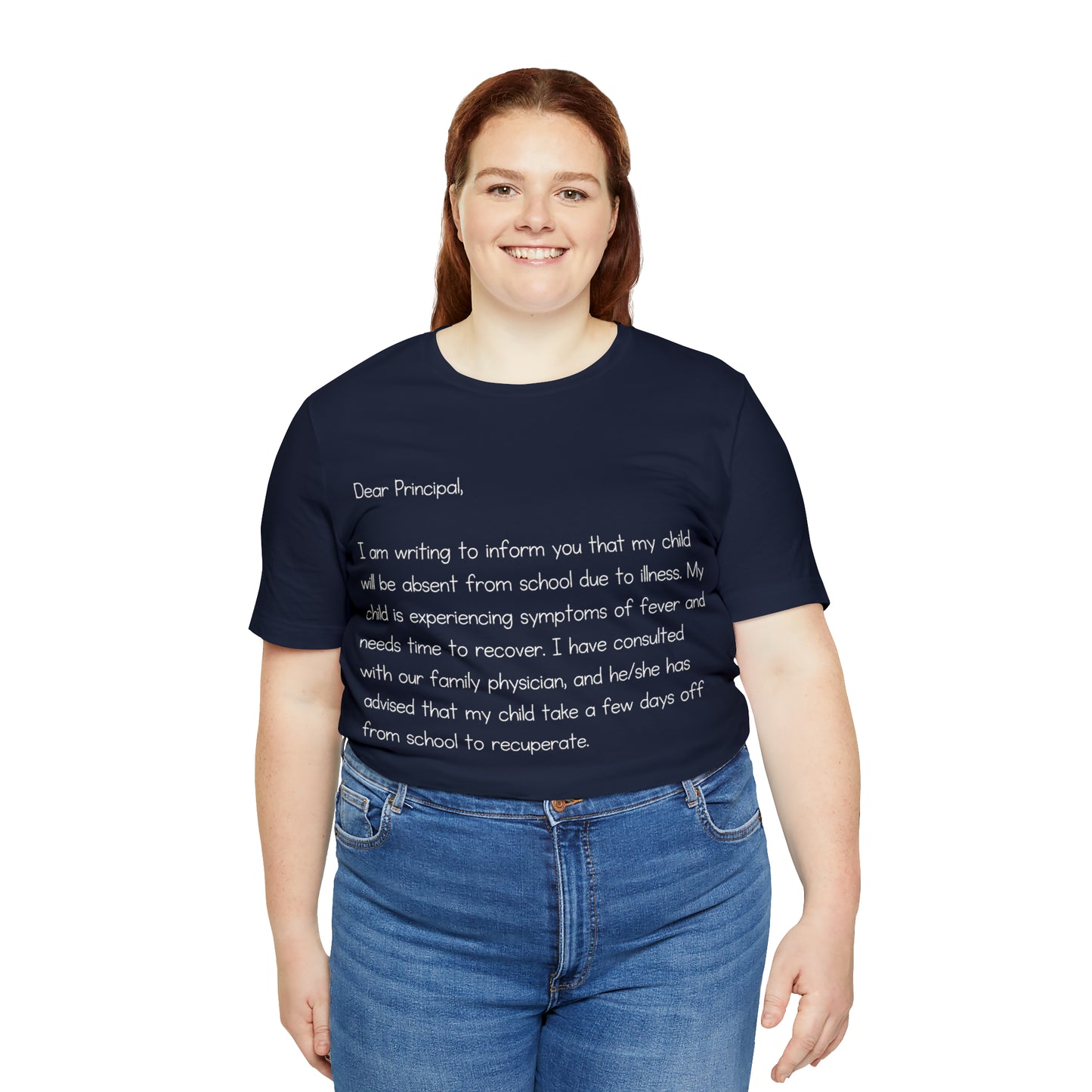 Absent Excuse Letter School Shirt | Hilarious Sick Letter Statement T-Shirt