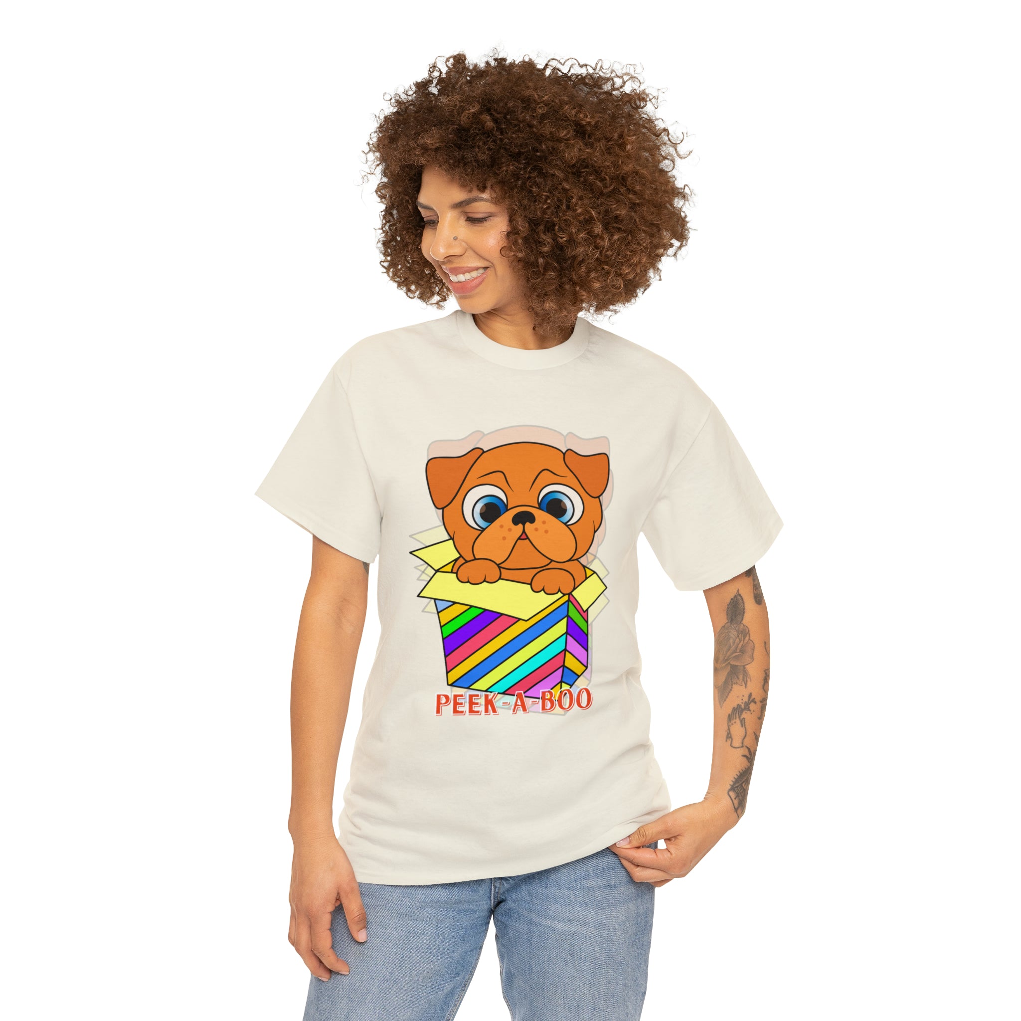 Peekaboo Shirt | Dog Lover Unisex T-Shirt