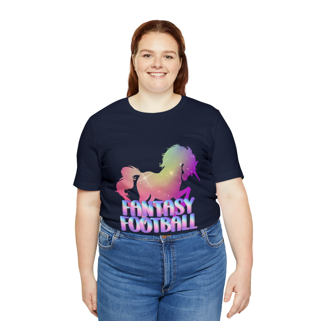 Fantasy Football Pink Shirt | Unicorn Fantasy Football Unisex T-Shirt