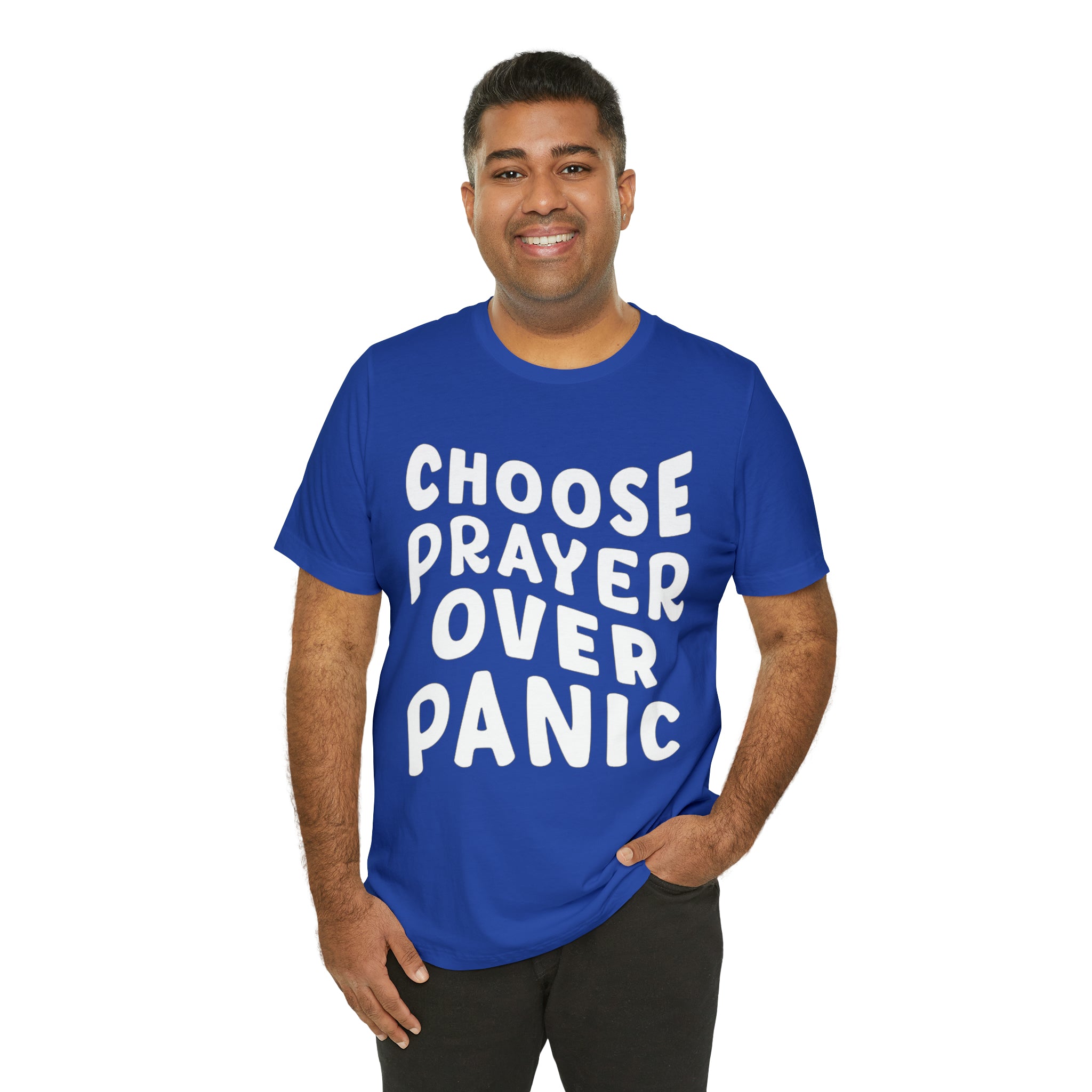 Prayer Over Panic Unisex Shirt | Religious Shirt for Prayers