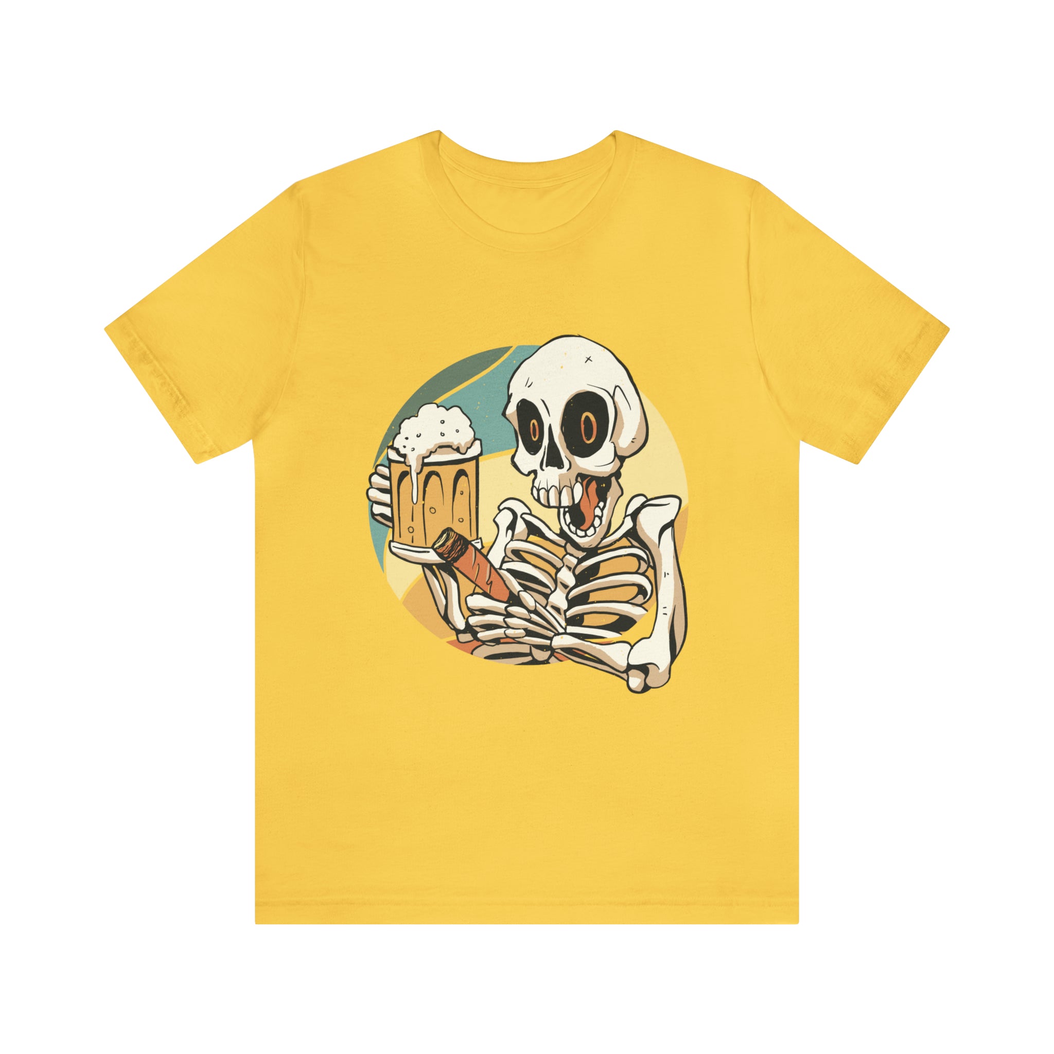 Skeleton Beer Shirt | Drink Beer Unisex T-Shirt