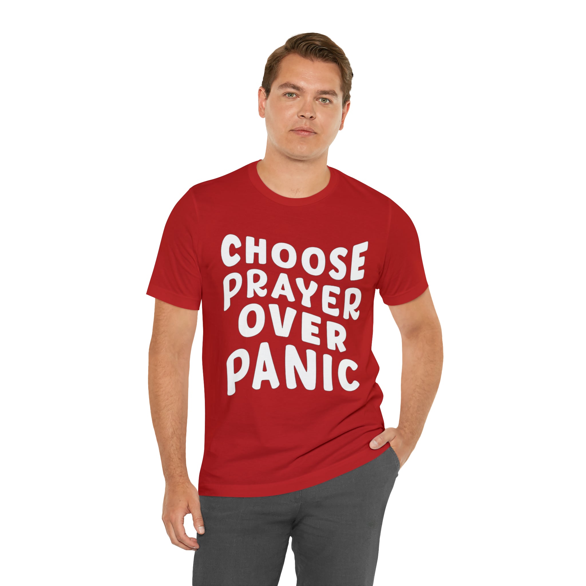 Prayer Over Panic Unisex Shirt | Religious Shirt for Prayers