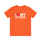 I Love My Boyfriend Shirt | Couple Love T-Shirt, Pair Girlfriend Boyfriend Matching Shirt