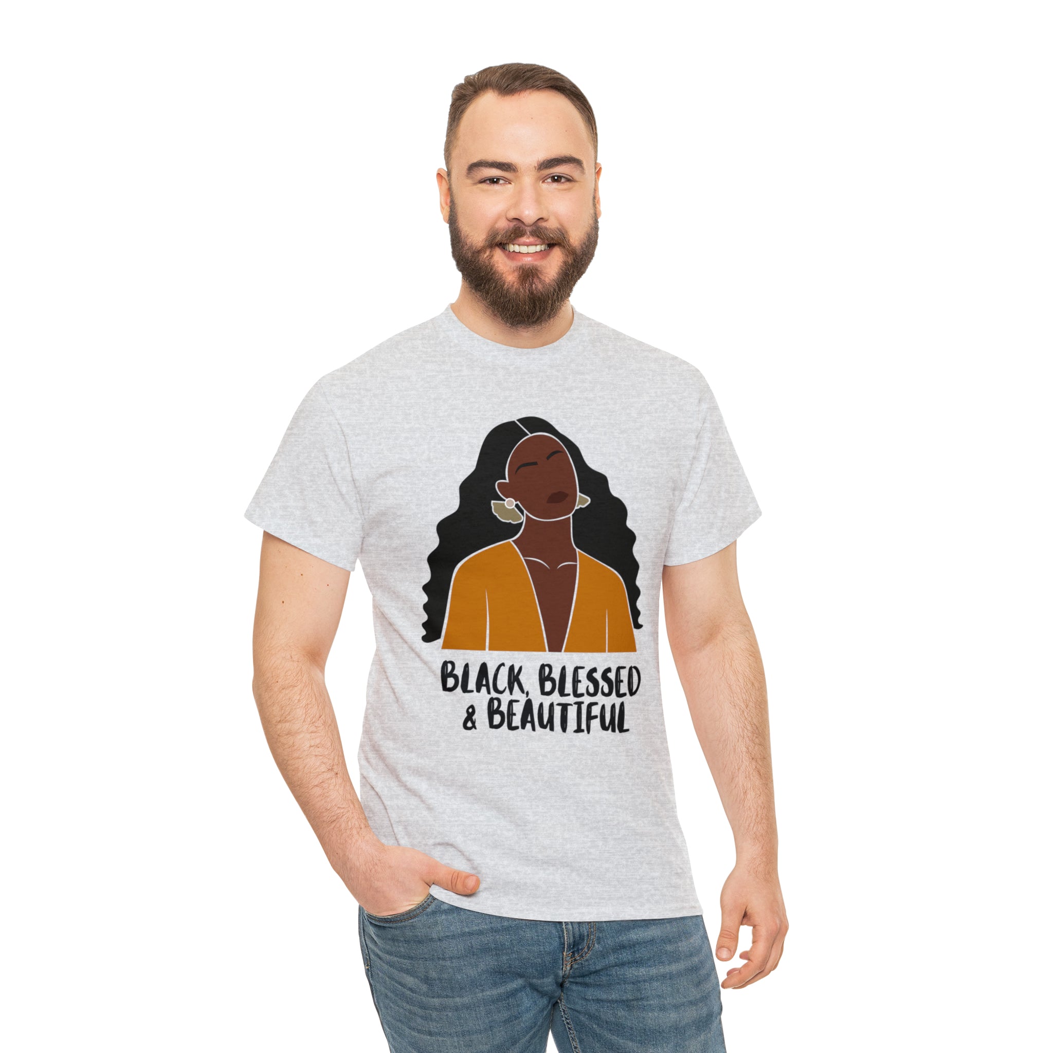 Black, Blessed & Beautiful Shirt | Empowered & Beautiful Cotton T-shirt