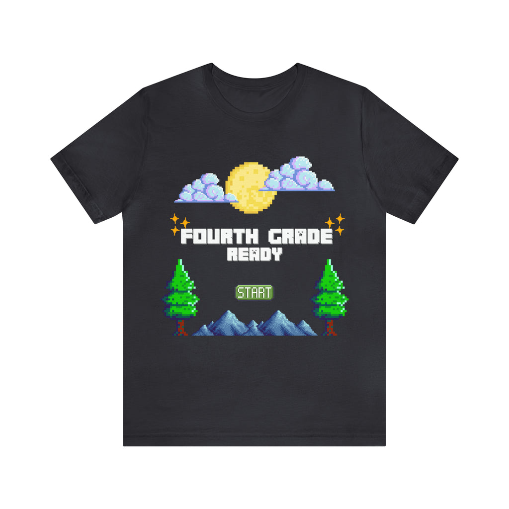 Fourth Grade Ready Pixel Shirt | Minecraft Unisex T-Shirt