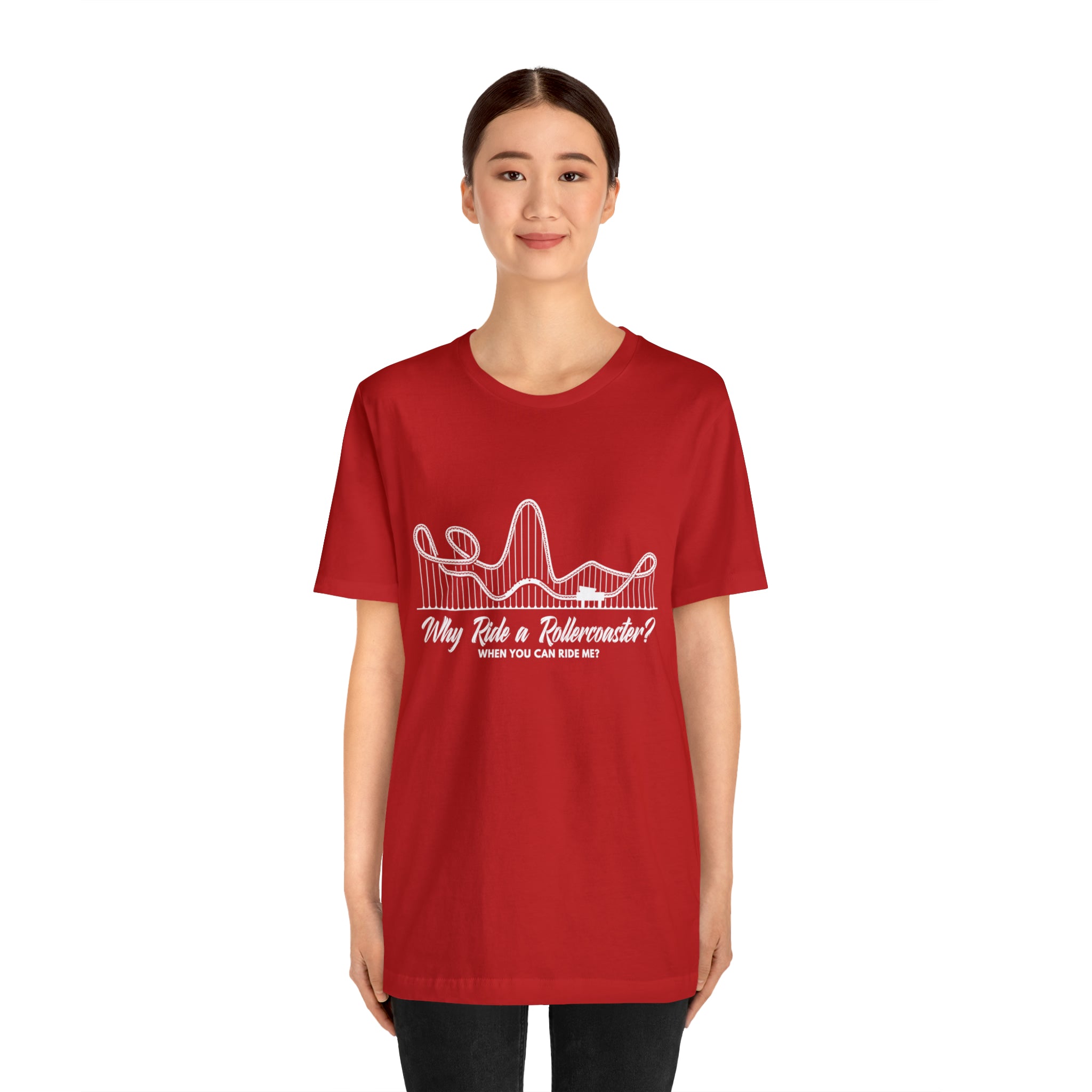 Dirty Rollercoaster Joke Shirt | Why Ride a Rollercoaster When You Can Ride Me T-Shirt