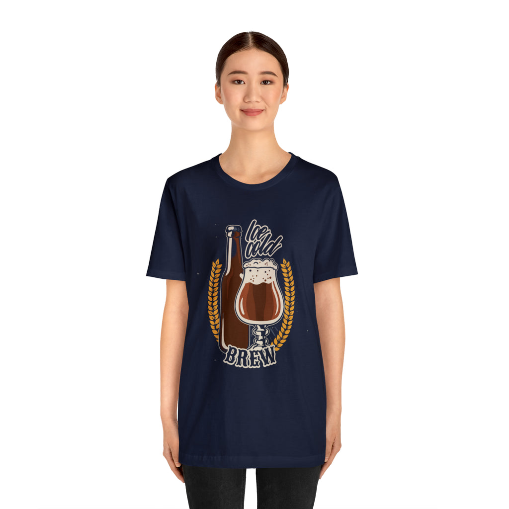 Ice Cold Brew Beer Shirt | Drink Beer Unisex T-Shirt
