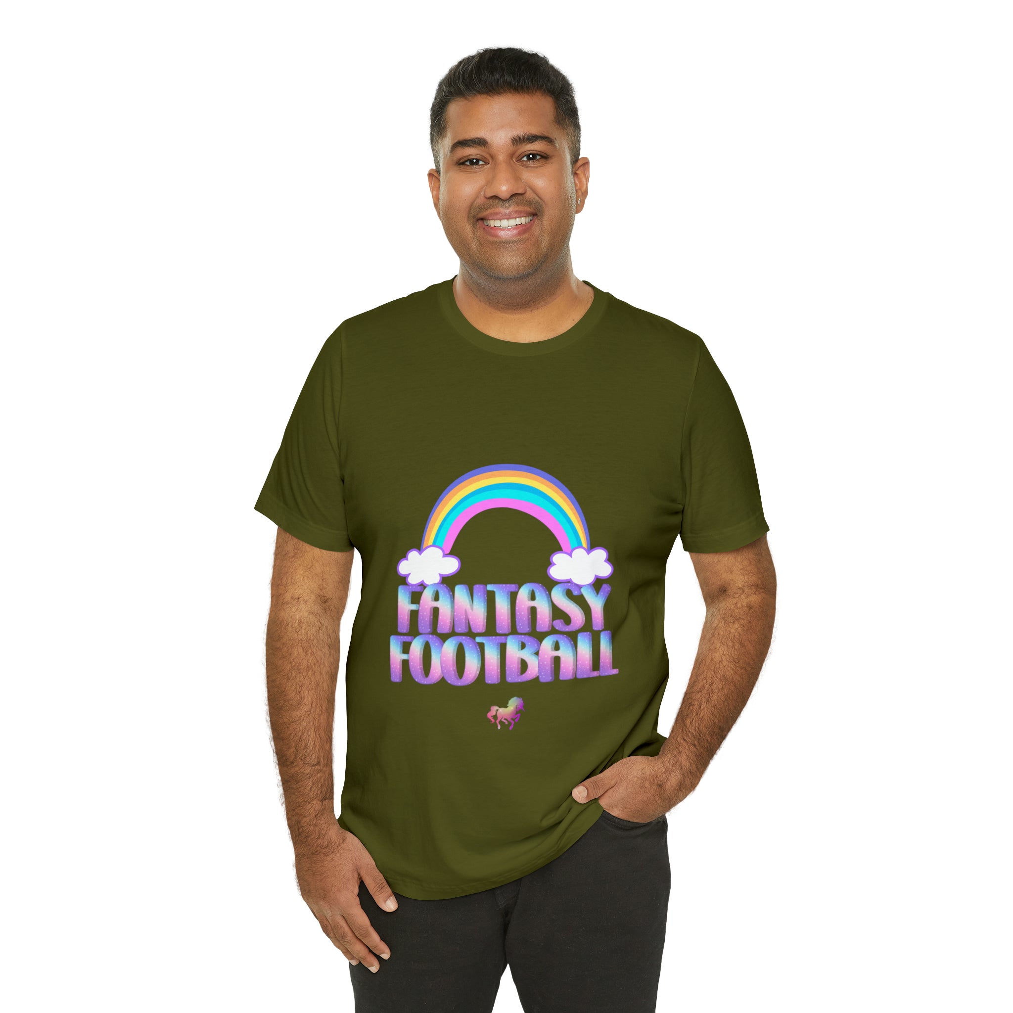 Cute Fantasy Football Shirt | Pink Cute Fantasy Football Unisex T-Shirt