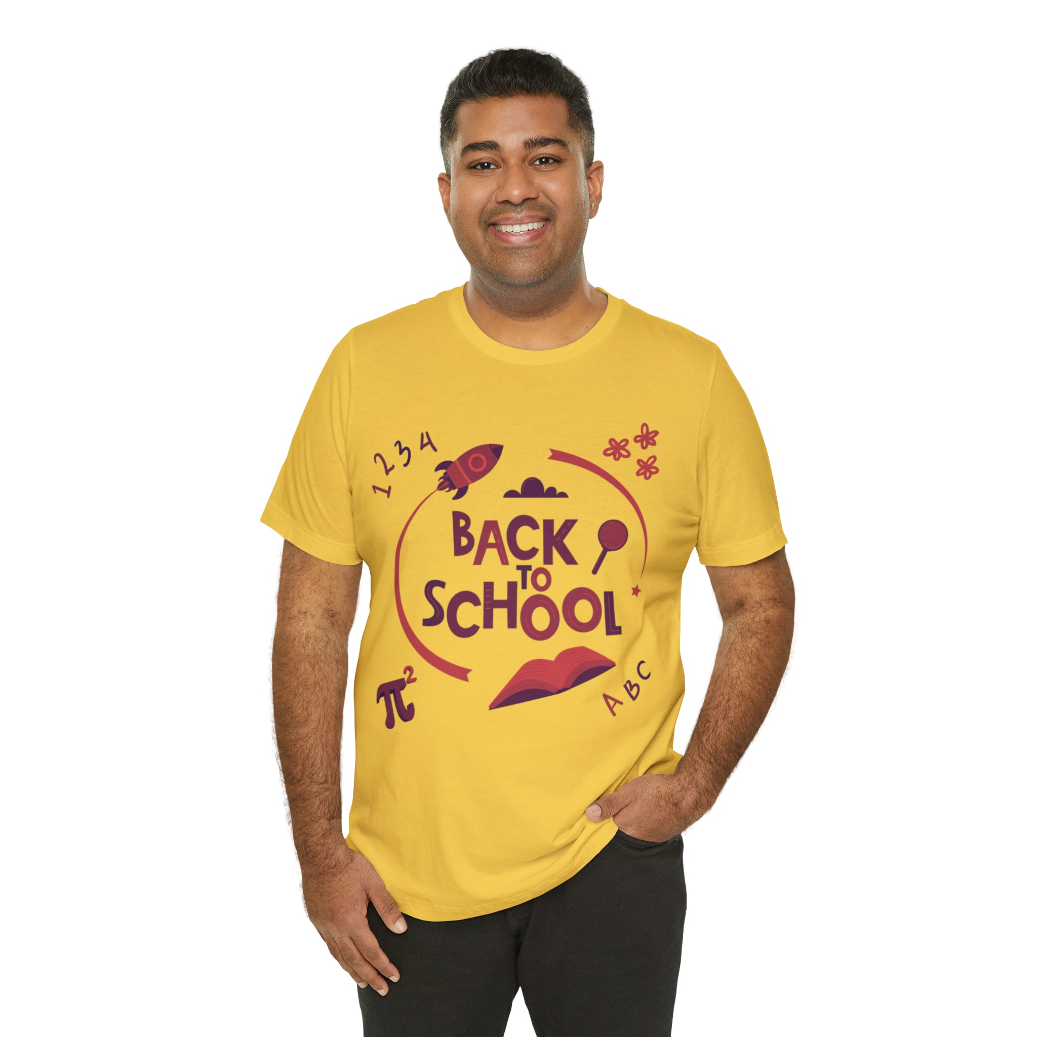 Back to School Subjects Shirt | Back to School Rocket Unisex T-Shirt