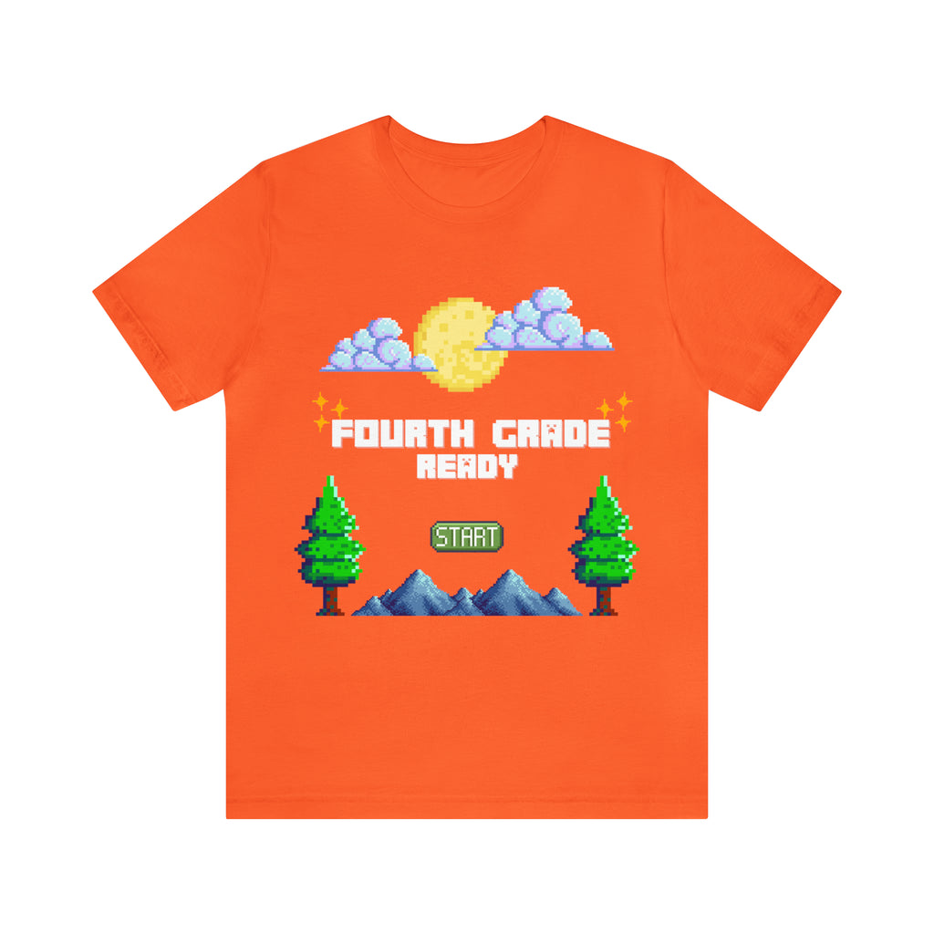 Fourth Grade Ready Pixel Shirt | Minecraft Unisex T-Shirt