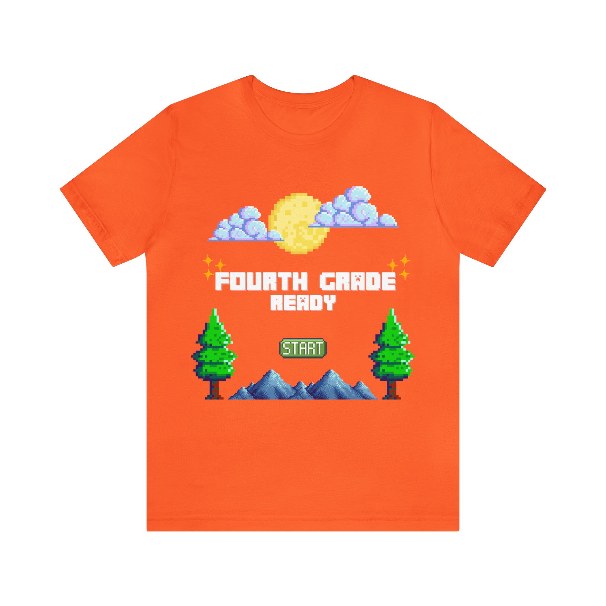 Fourth Grade Ready Pixel Shirt | Minecraft Unisex T-Shirt