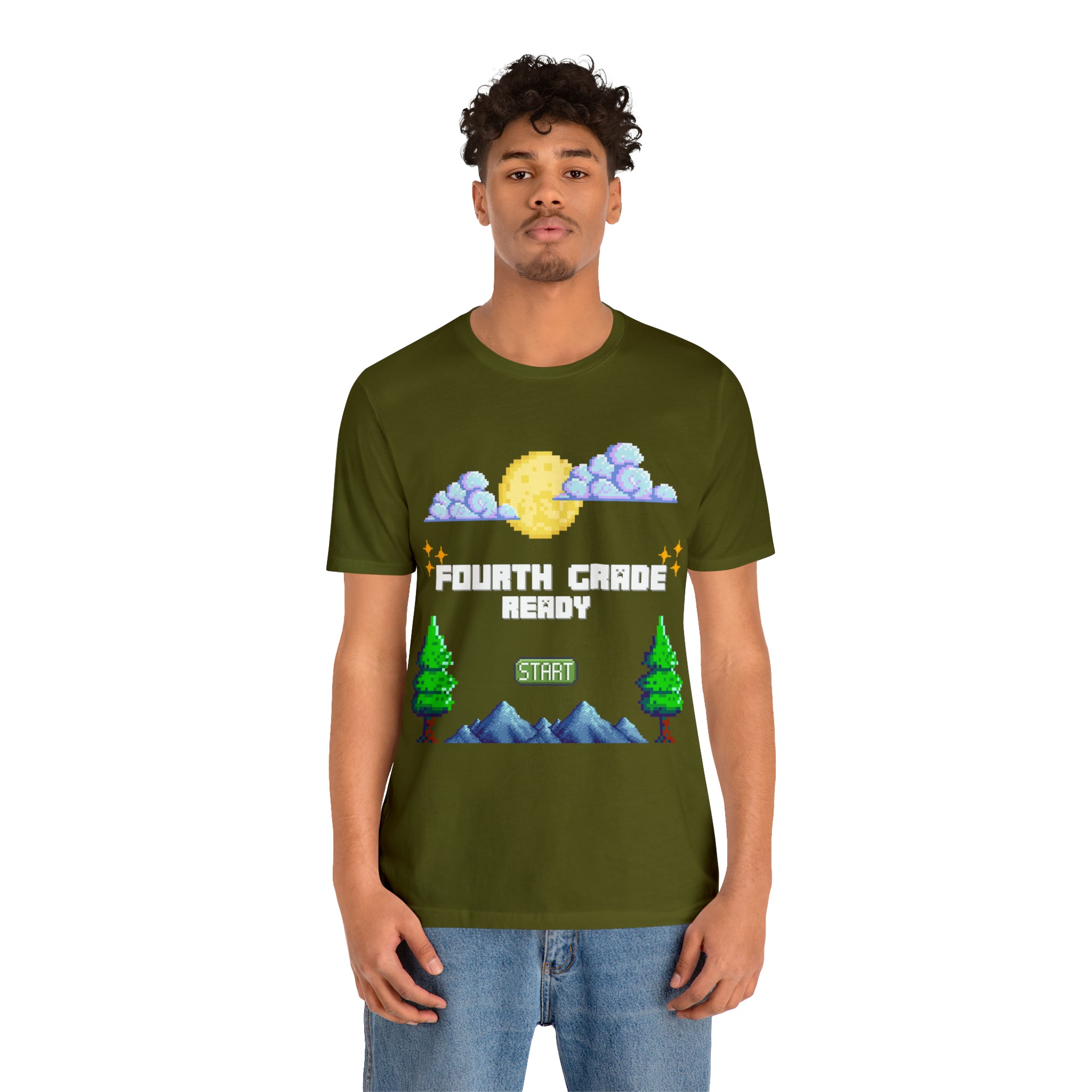 Fourth Grade Ready Pixel Shirt | Minecraft Unisex T-Shirt