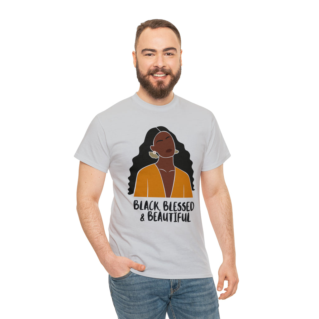 Black, Blessed & Beautiful Shirt | Empowered & Beautiful Cotton T-shirt