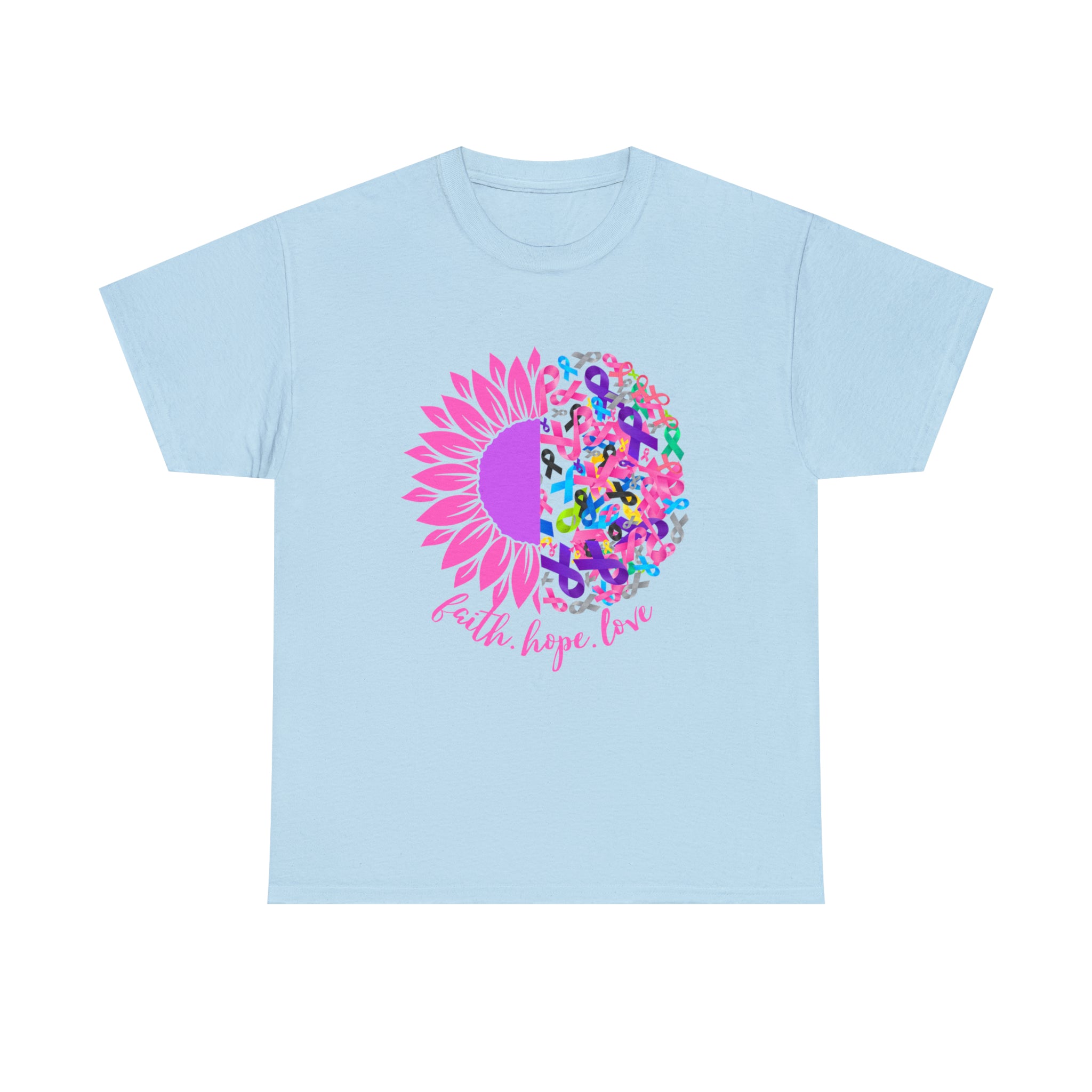 Faith Hope Love Shirt | Cancer Warrior Support Unisex T-Shirt