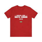 Sixth Grade Survival Mode Shirt | Minecraft School Unisex T-Shirt