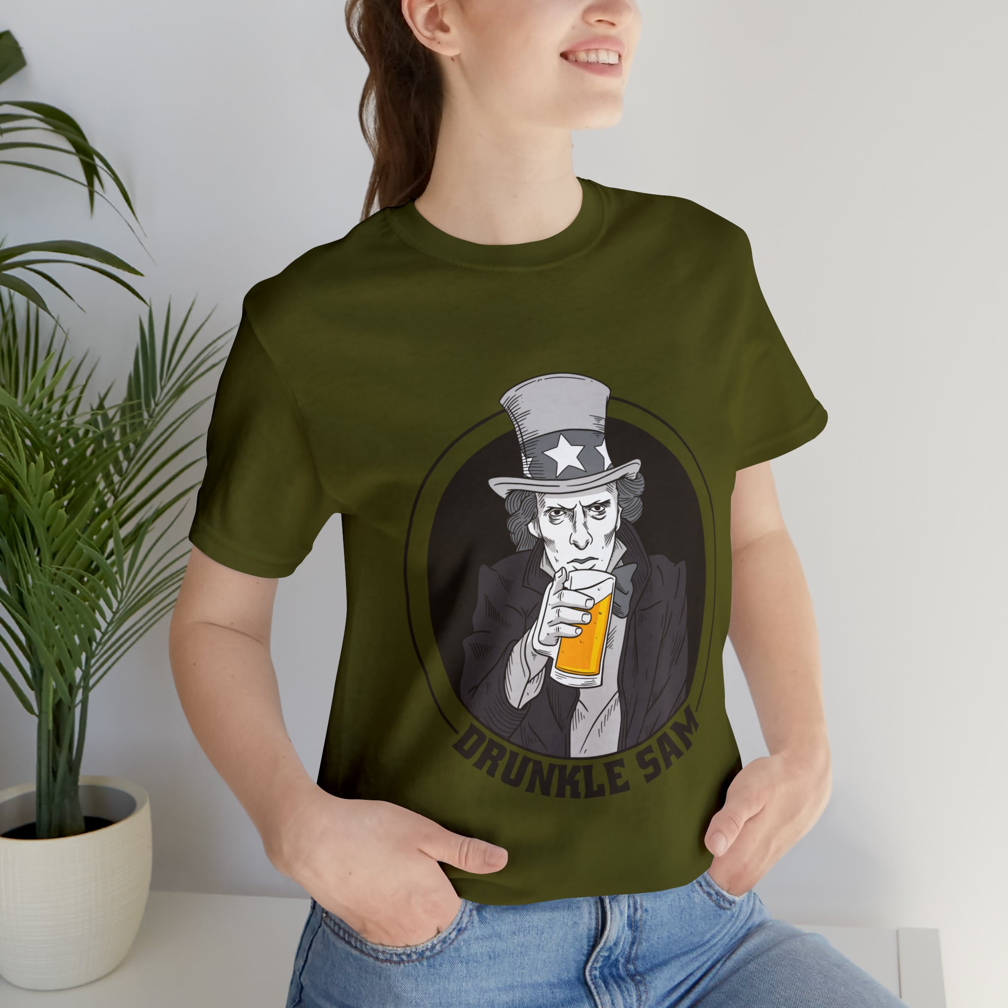 Drunkle Sam Beer Shirt | Drink Beer Unisex T-Shirt