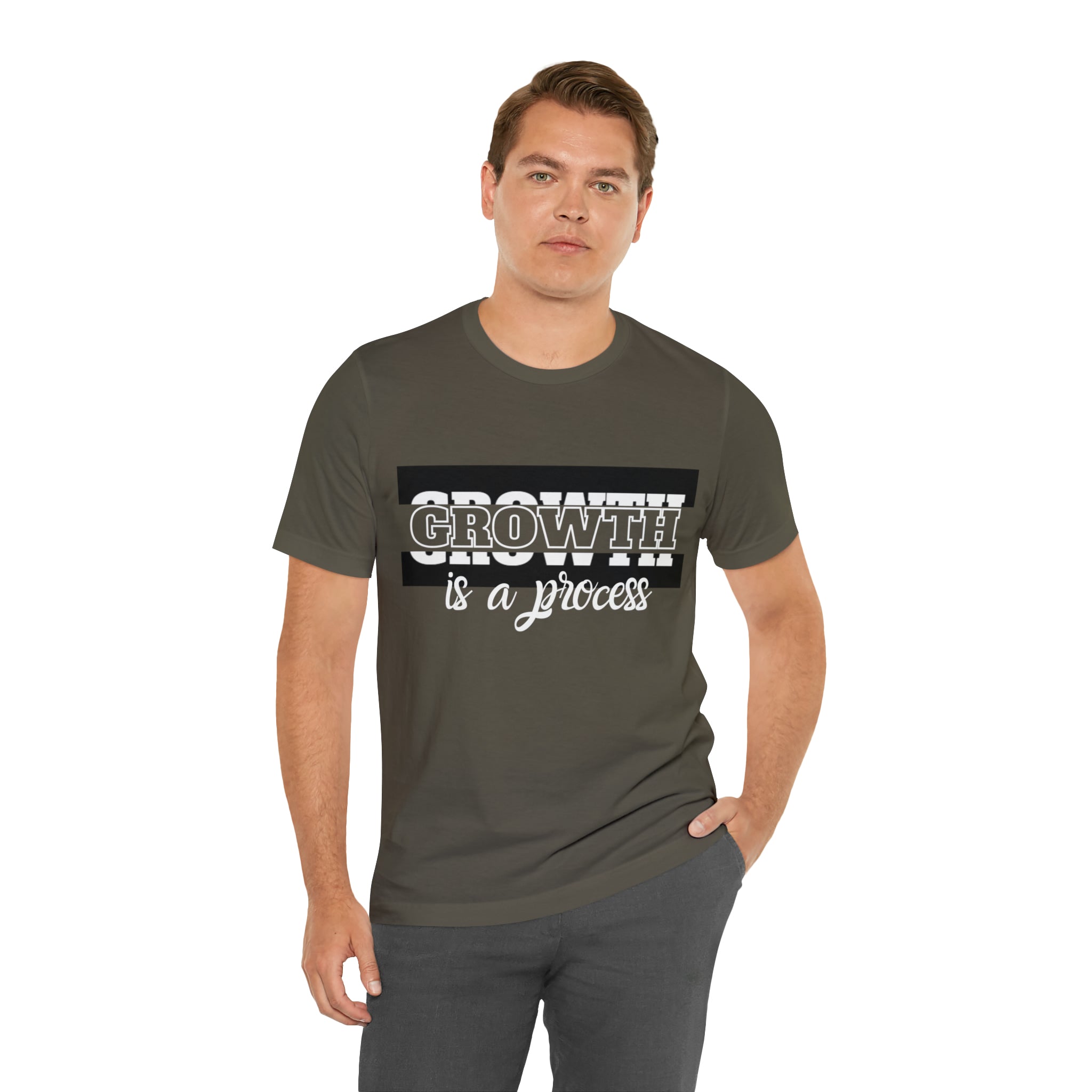 Growth Is A Process Shirt | Trendy Statement Unisex Tee