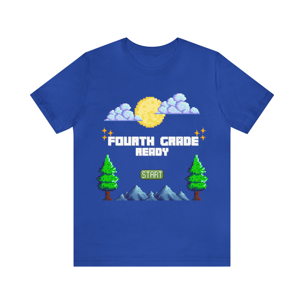 Fourth Grade Ready Pixel Shirt | Minecraft Unisex T-Shirt
