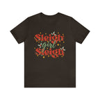 Slay Christmas Shirt for Women | Sleigh Girl Sleigh | Funny Pun for Christmas T-shirt