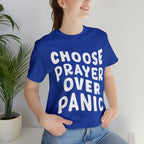 Prayer Over Panic Unisex Shirt | Religious Shirt for Prayers