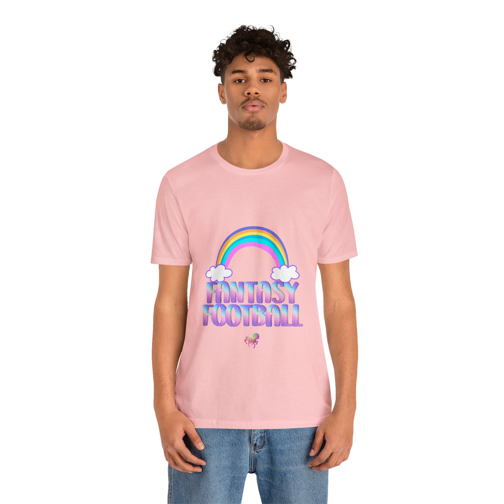 Cute Fantasy Football Shirt | Pink Cute Fantasy Football Unisex T-Shirt