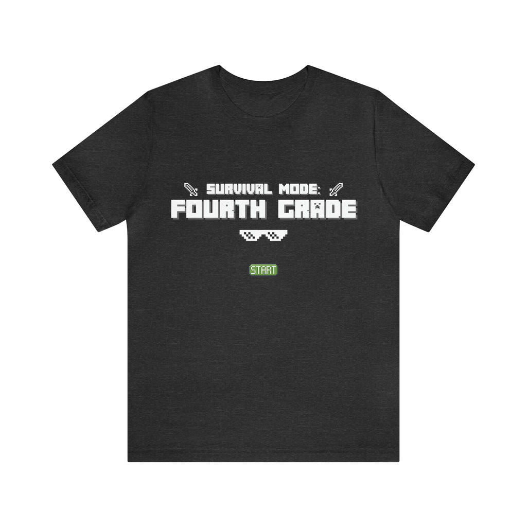Fourth Grade Survival Mode | Minecraft Unisex T-Shirt