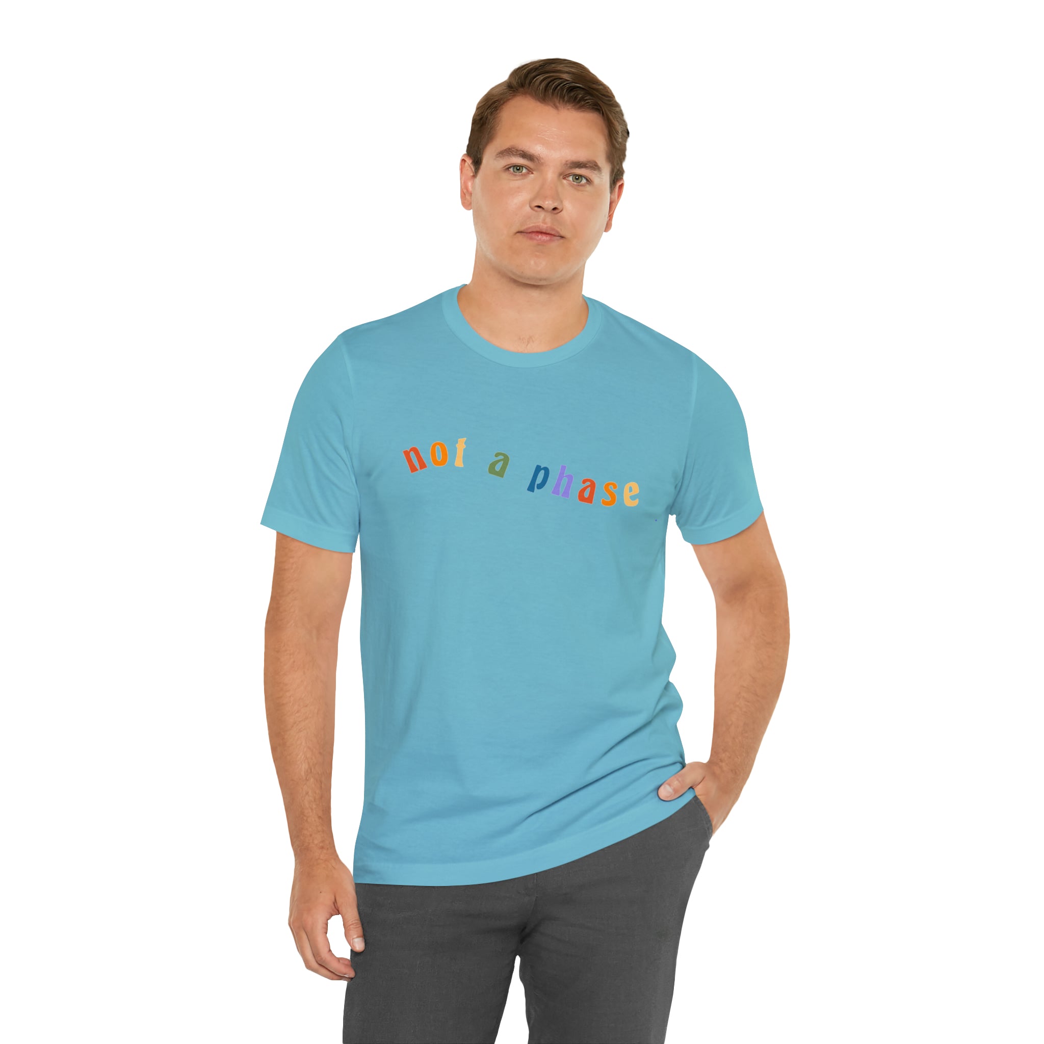Not A Phase LGBTQIA+ Unisex Shirt | Not A Phase Rainbow Gay Pride Shirt