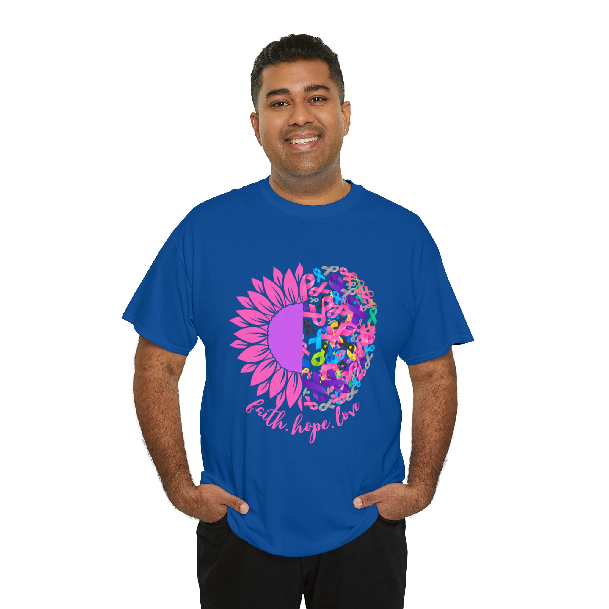Faith Hope Love Shirt | Cancer Warrior Support Unisex T-Shirt