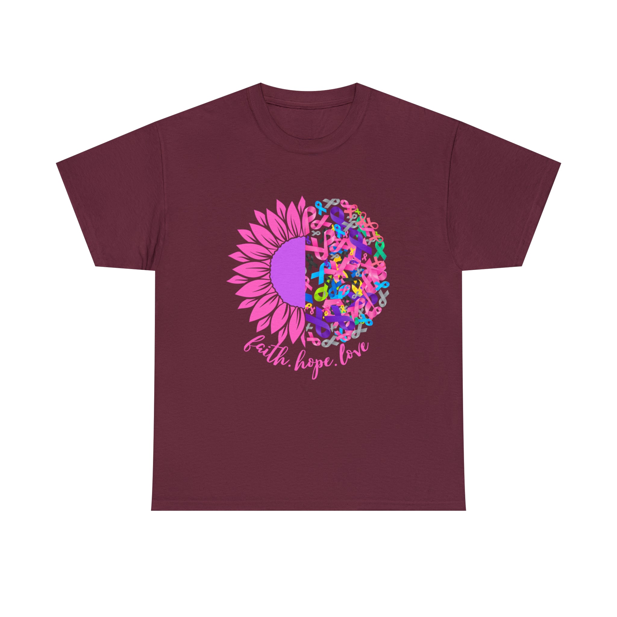 Faith Hope Love Shirt | Cancer Warrior Support Unisex T-Shirt