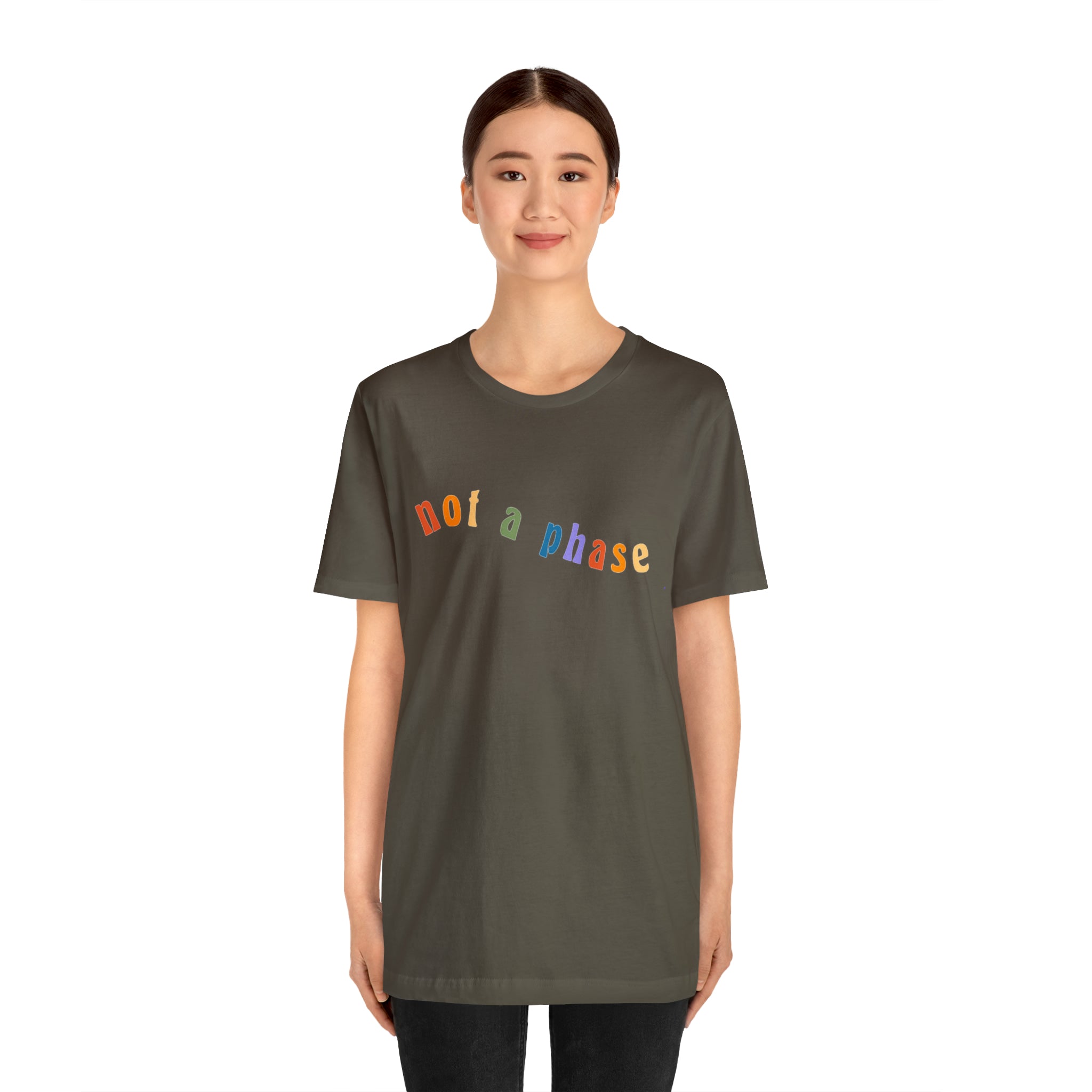 Not A Phase LGBTQIA+ Unisex Shirt | Not A Phase Rainbow Gay Pride Shirt