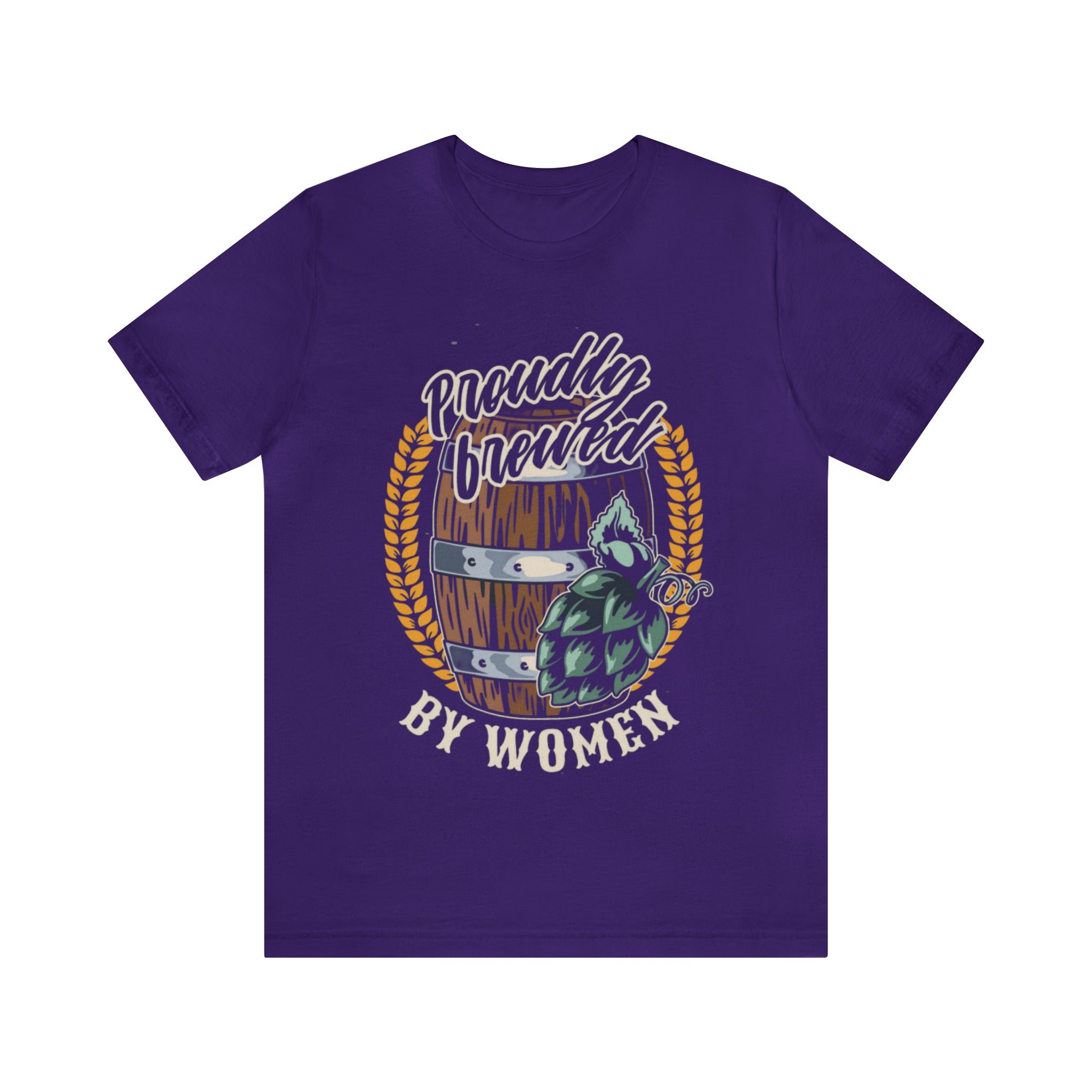 Brewed by Women Beer Shirt | Drink Beer Unisex T-Shirt