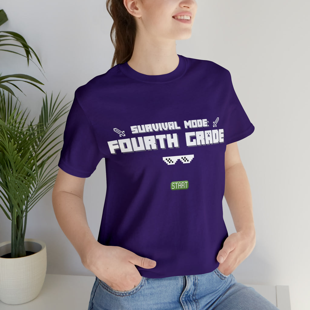 Fourth Grade Survival Mode | Minecraft Unisex T-Shirt