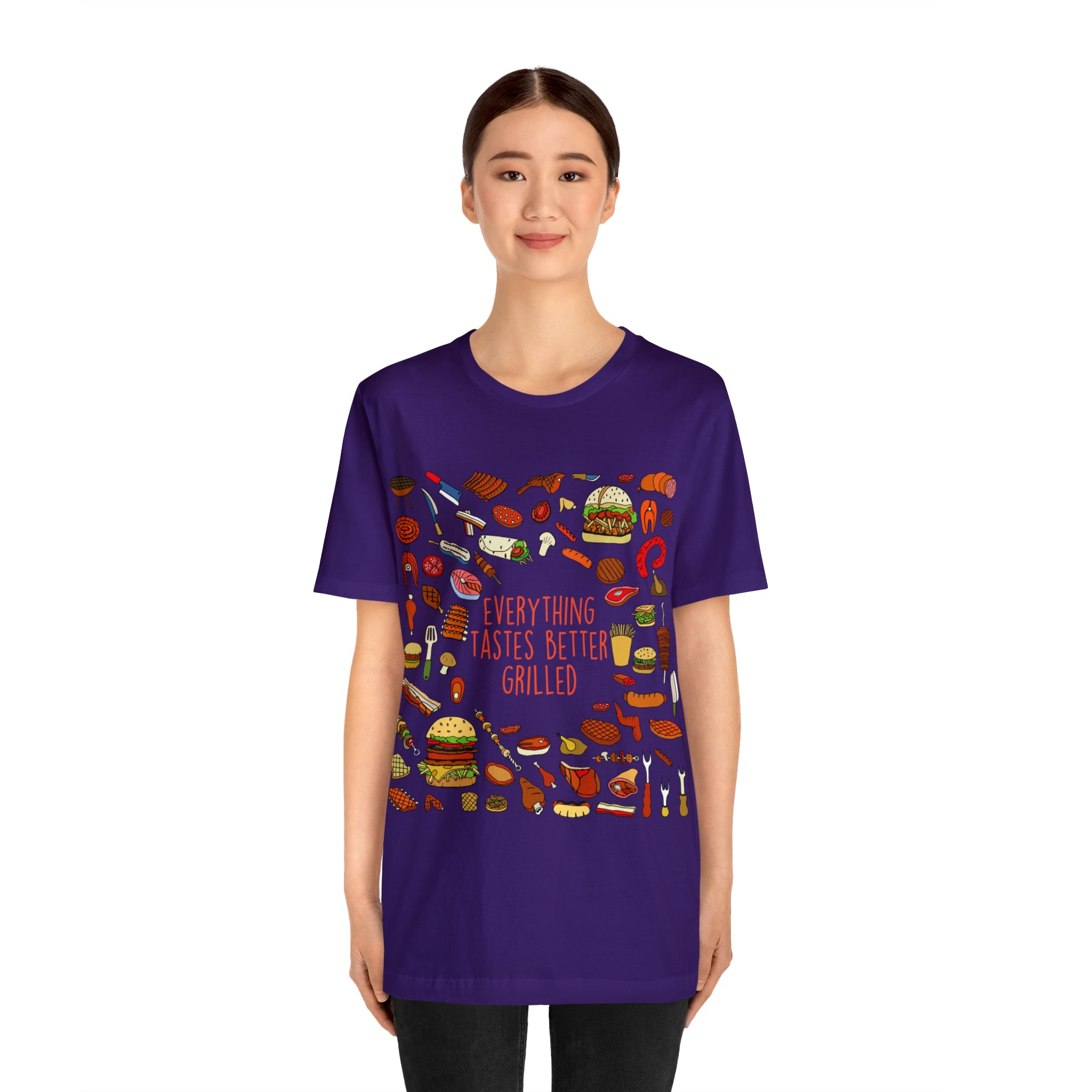 Everything Tastes Better Grilled Shirt | Grilling Love Unisex T-Shirt