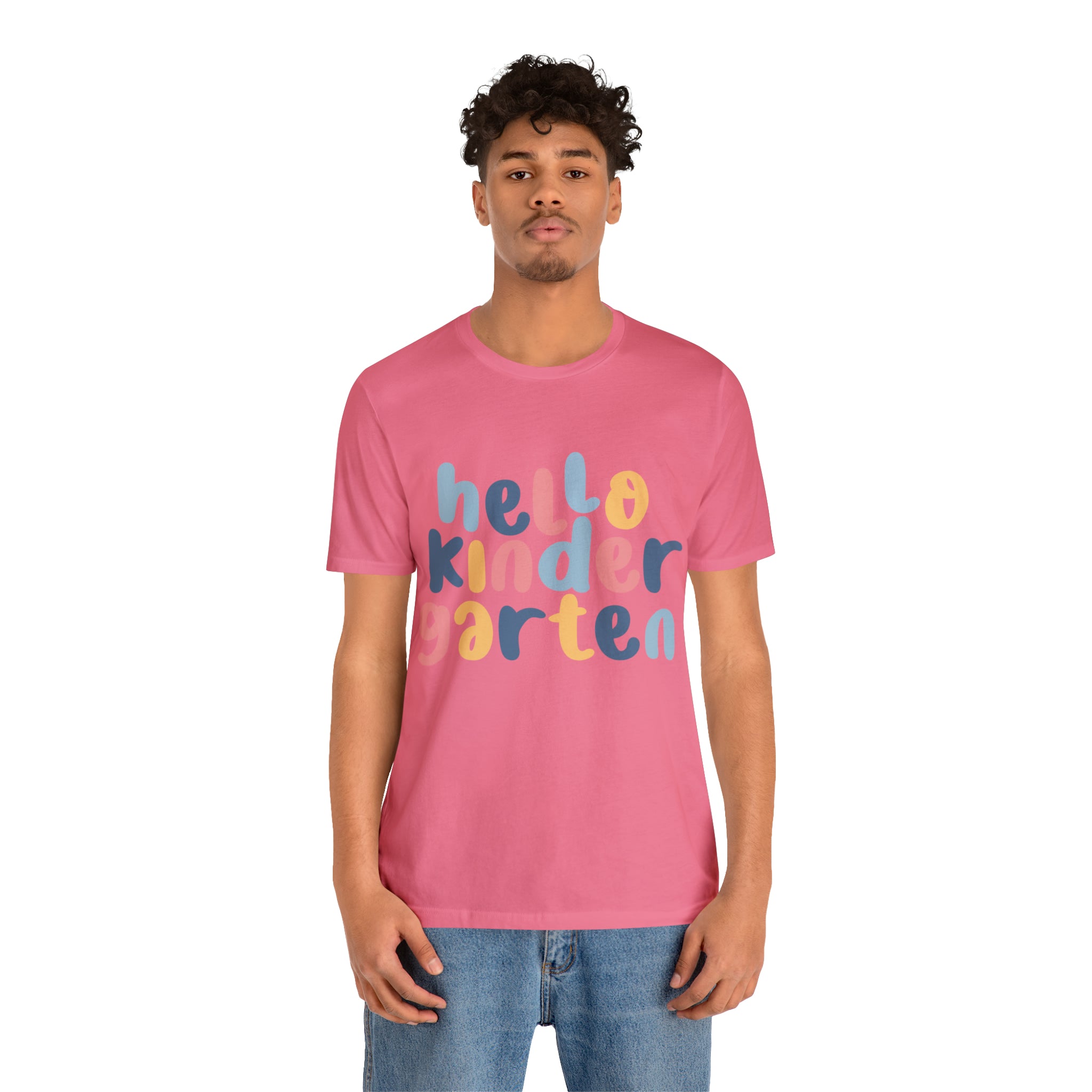 Hello Kindergarten School Shirt | First day of School Unisex T-Shirt