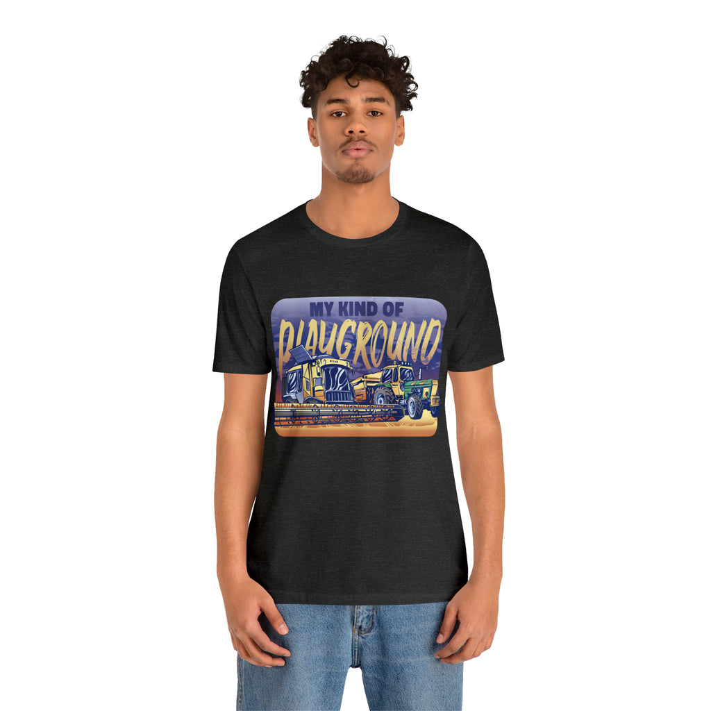 Tractor Farmer Playground Shirt | Tractor Enthusiast Unisex T-Shirt