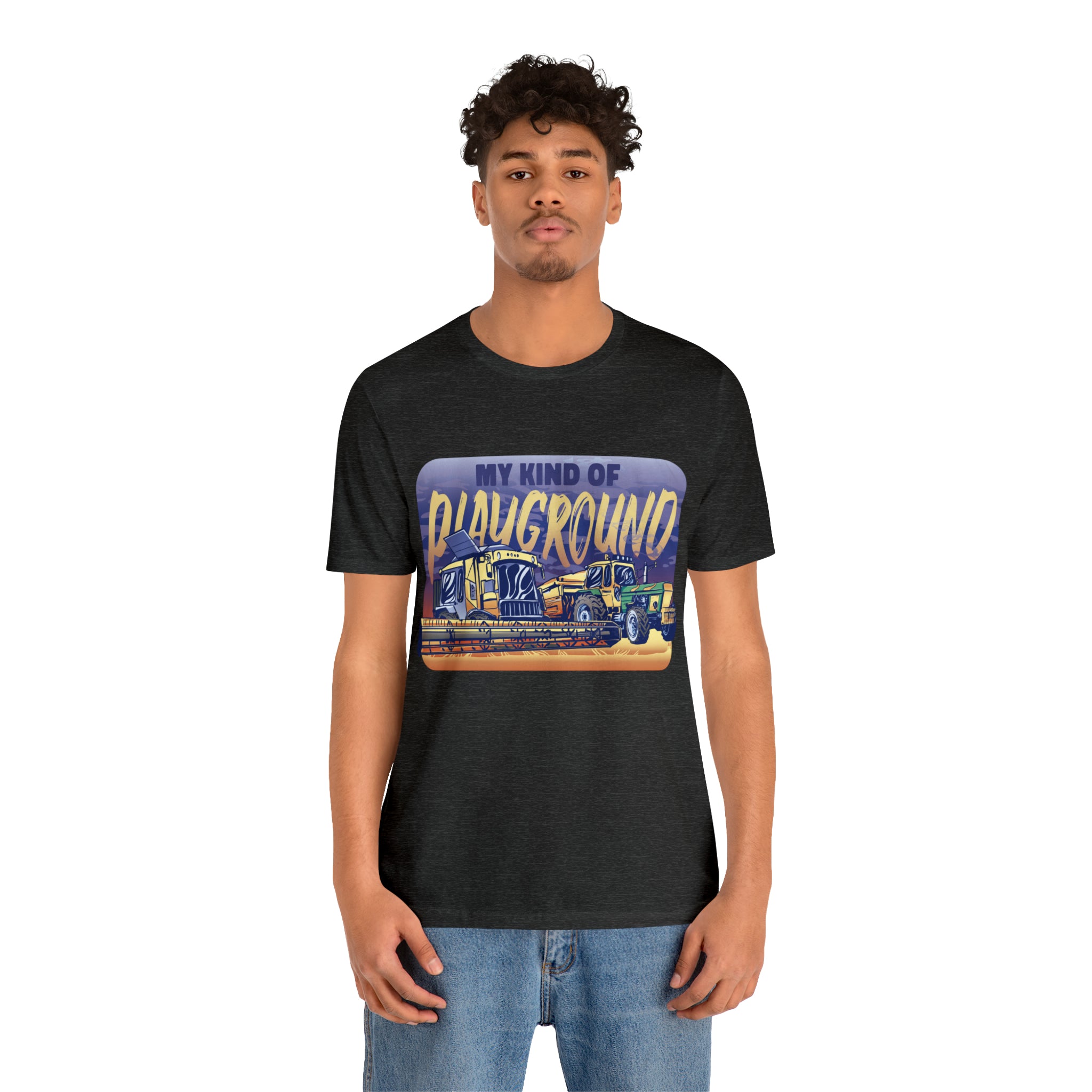Tractor Farmer Playground Shirt | Tractor Enthusiast Unisex T-Shirt