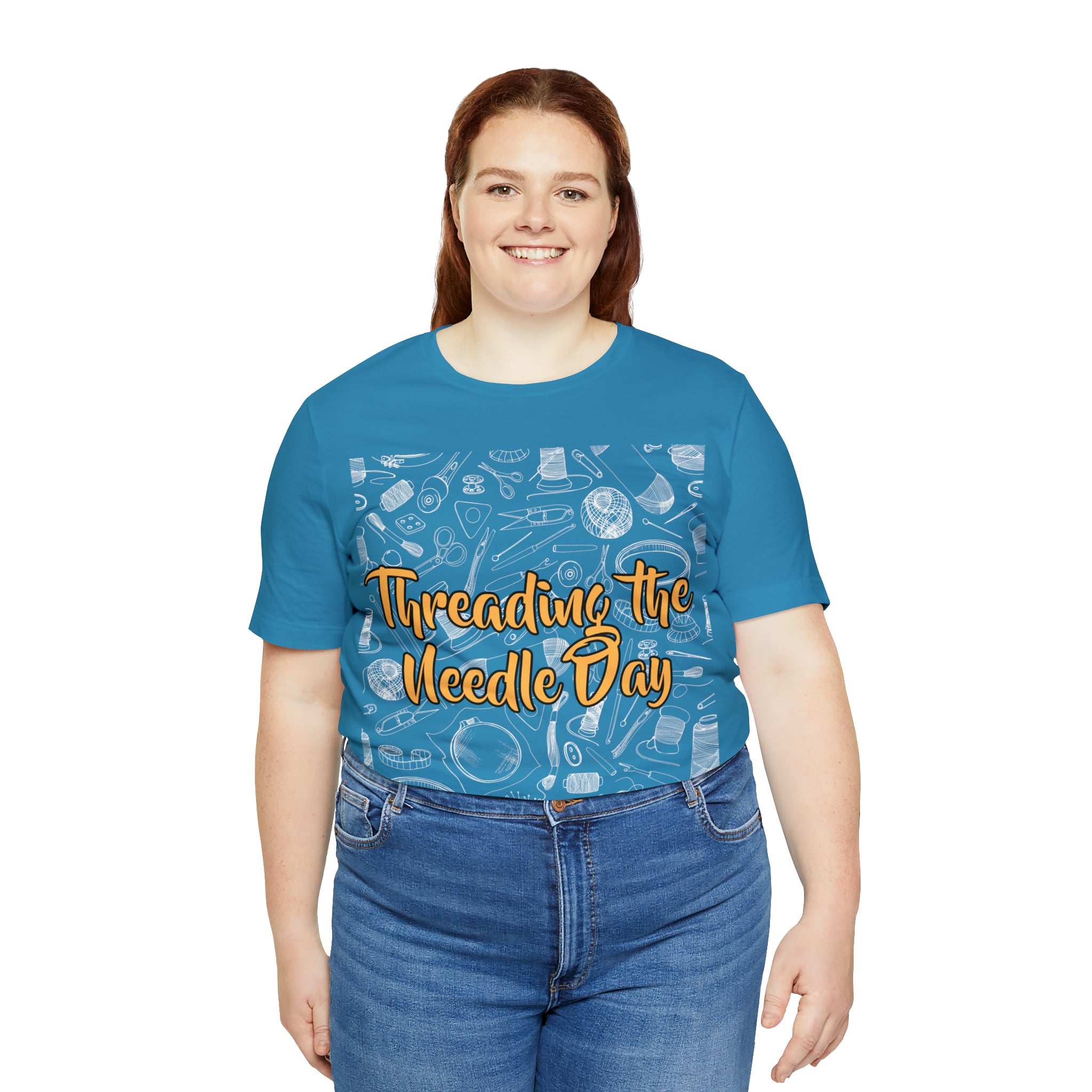 Threading the Needle Day Shirt | Tailor Sewing Unisex T-Shirt