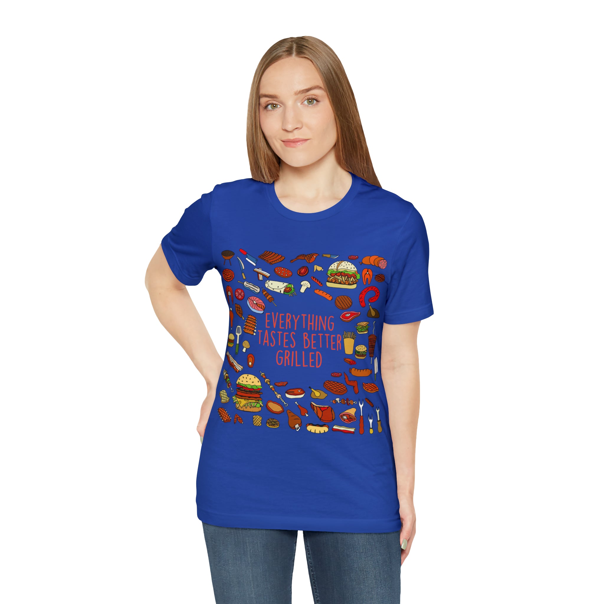 Everything Tastes Better Grilled Shirt | Grilling Love Unisex T-Shirt
