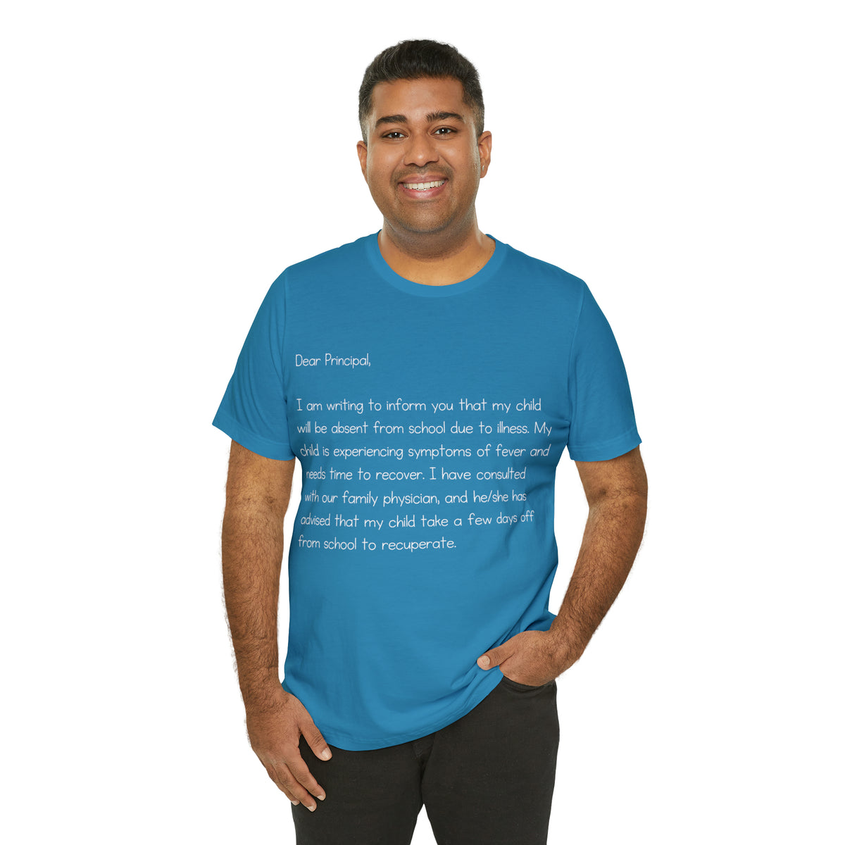 Absent Excuse Letter School Shirt | Hilarious Sick Letter Statement T-Shirt