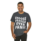 Prayer Over Panic Unisex Shirt | Religious Shirt for Prayers