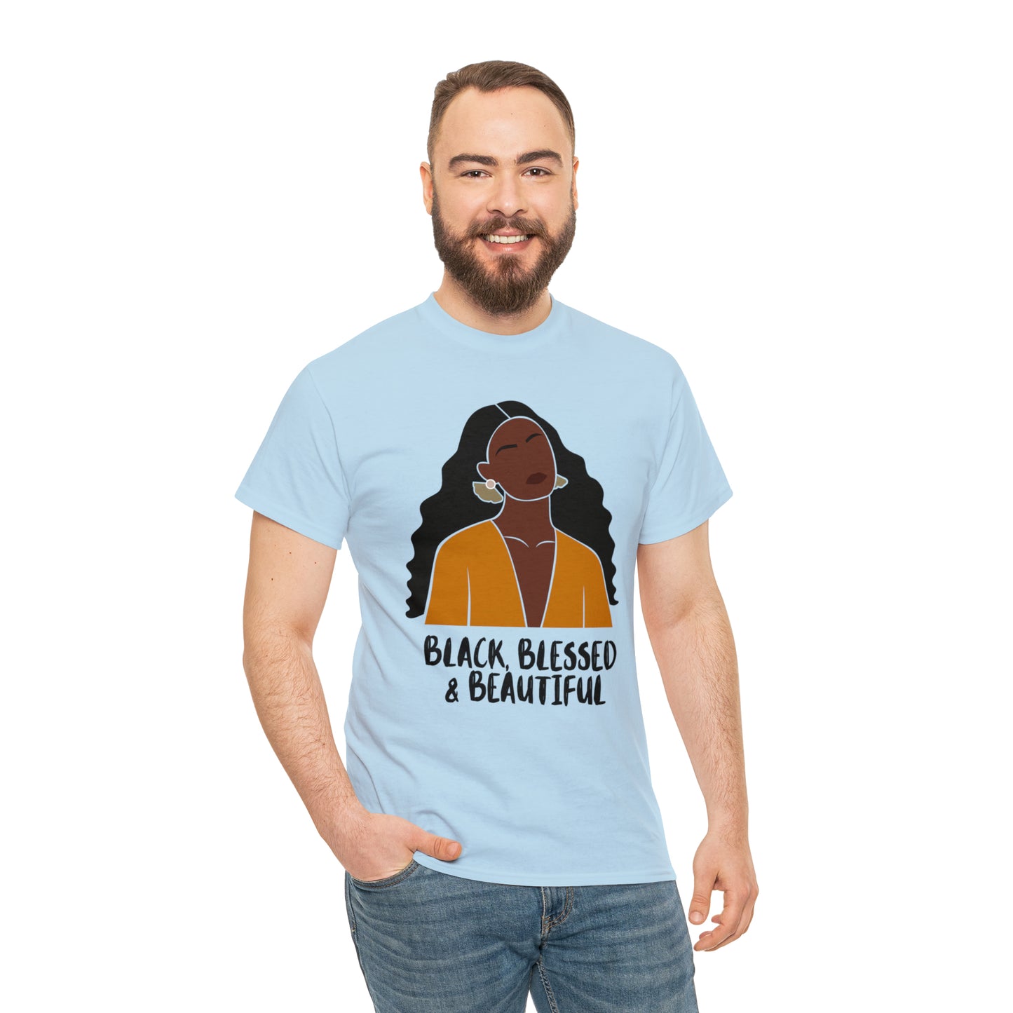 Black, Blessed & Beautiful Shirt | Empowered & Beautiful Cotton T-shirt