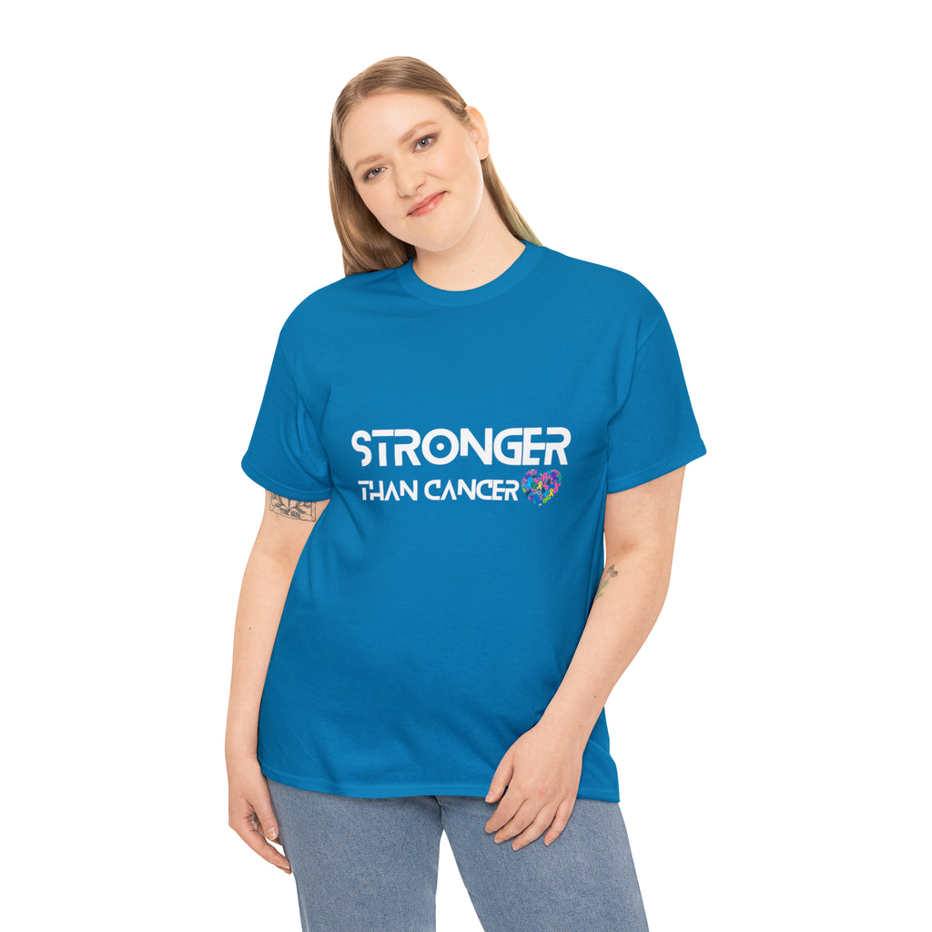 Stronger Than Cancer Shirt | Cancer Warrior Support Unisex T-Shirt