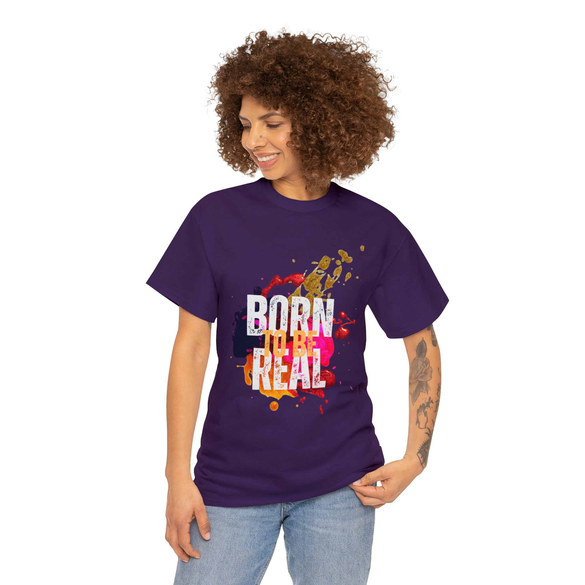 Born To Be Real  | Genuine Spirit Unisex Statement Tee
